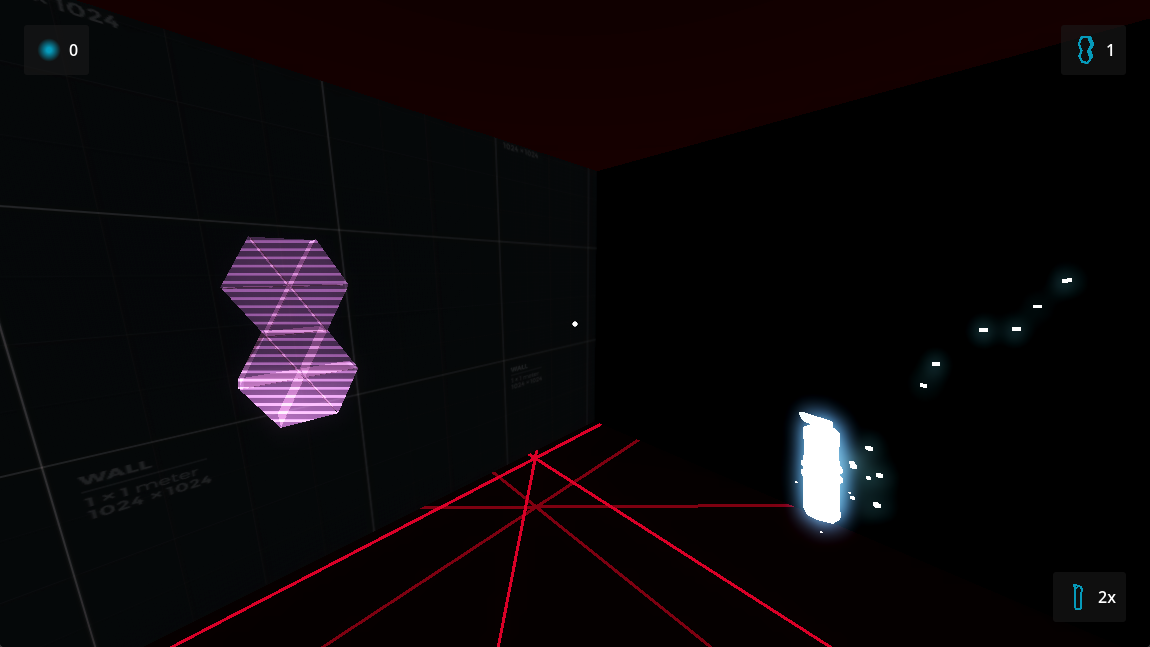 Enemy with X-Ray Shader applied, visible through a wall.